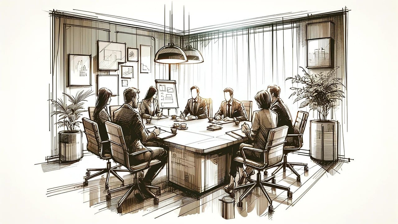 GTR team collaborating in an innovative workspace